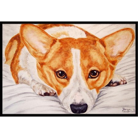 Carolines Treasures Fiona Corgi Indoor or Outdoor Mat- 18 x 27 AMB1133MAT